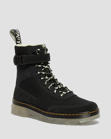 Women's Dr Martens Combs Tech Iced Ankle Boots Black | AU 52DFM